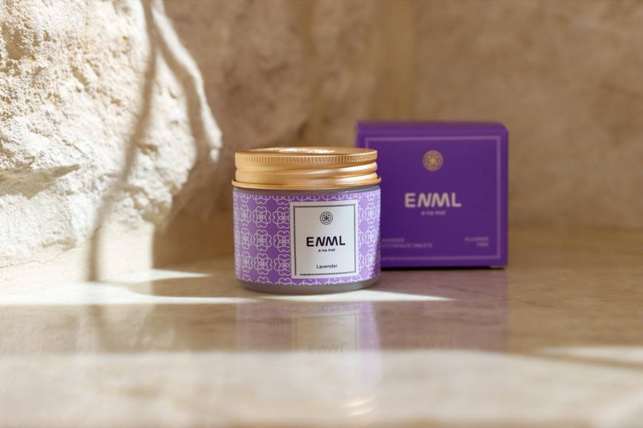 ENML Lavender toothpaste tablets
